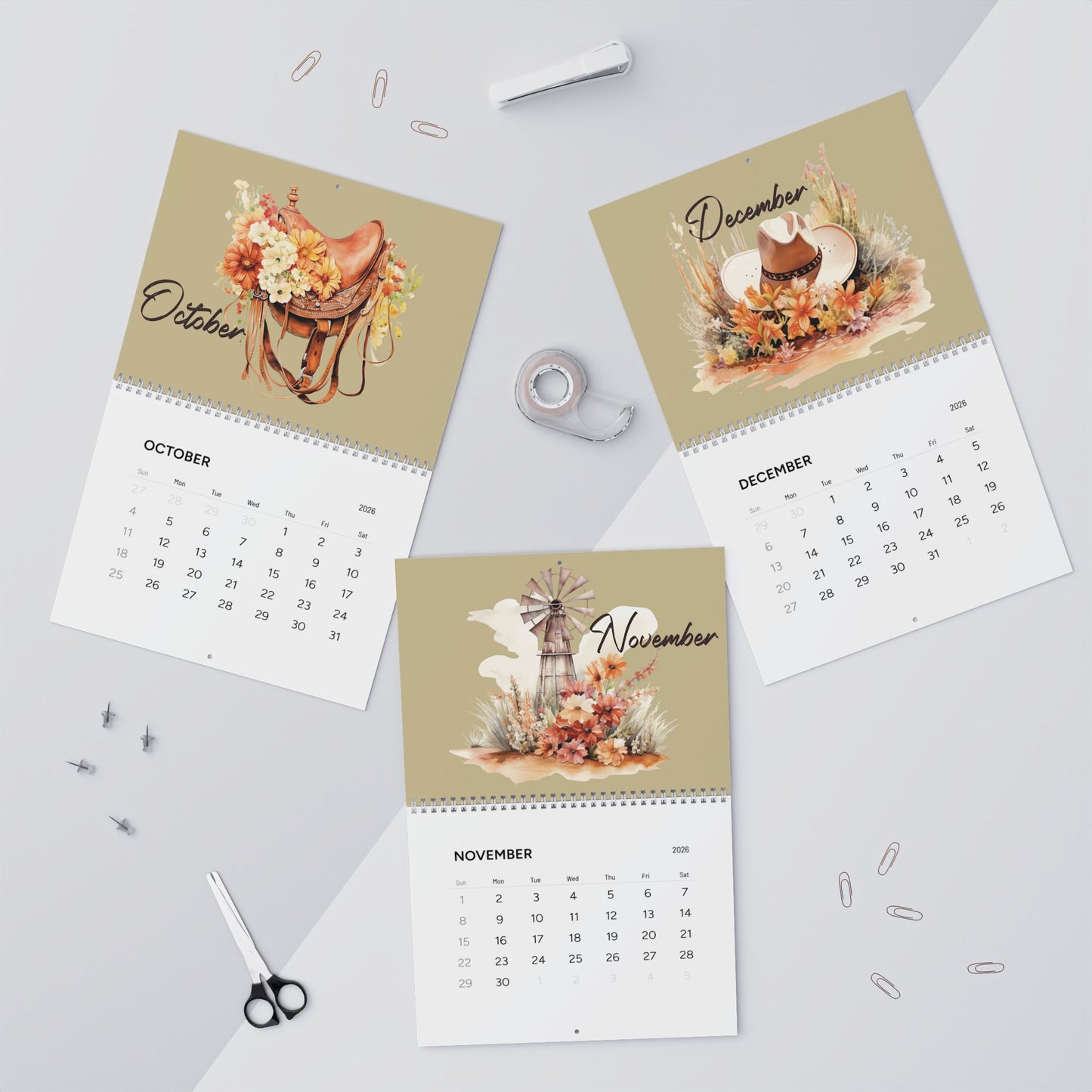 Western Blooms 2026 Calendar