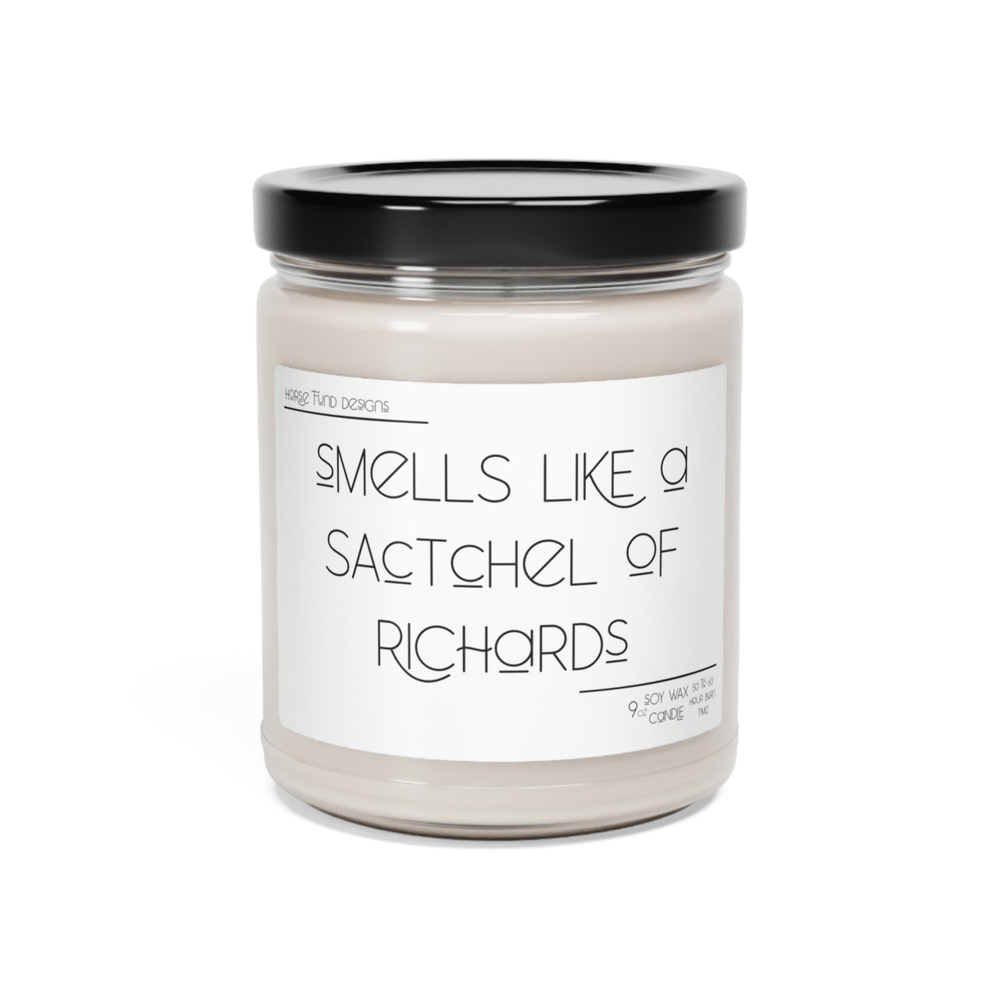 Smells Like A Satchel of Richards Soy Candle, 9oz