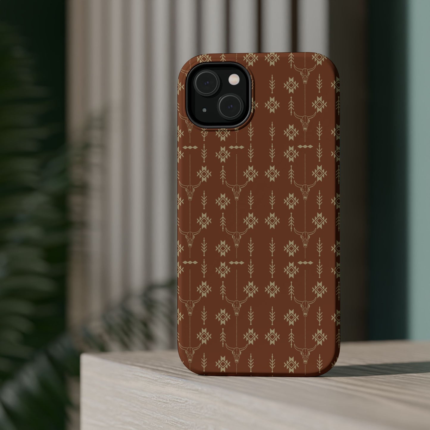 Brown Western iPhone Case