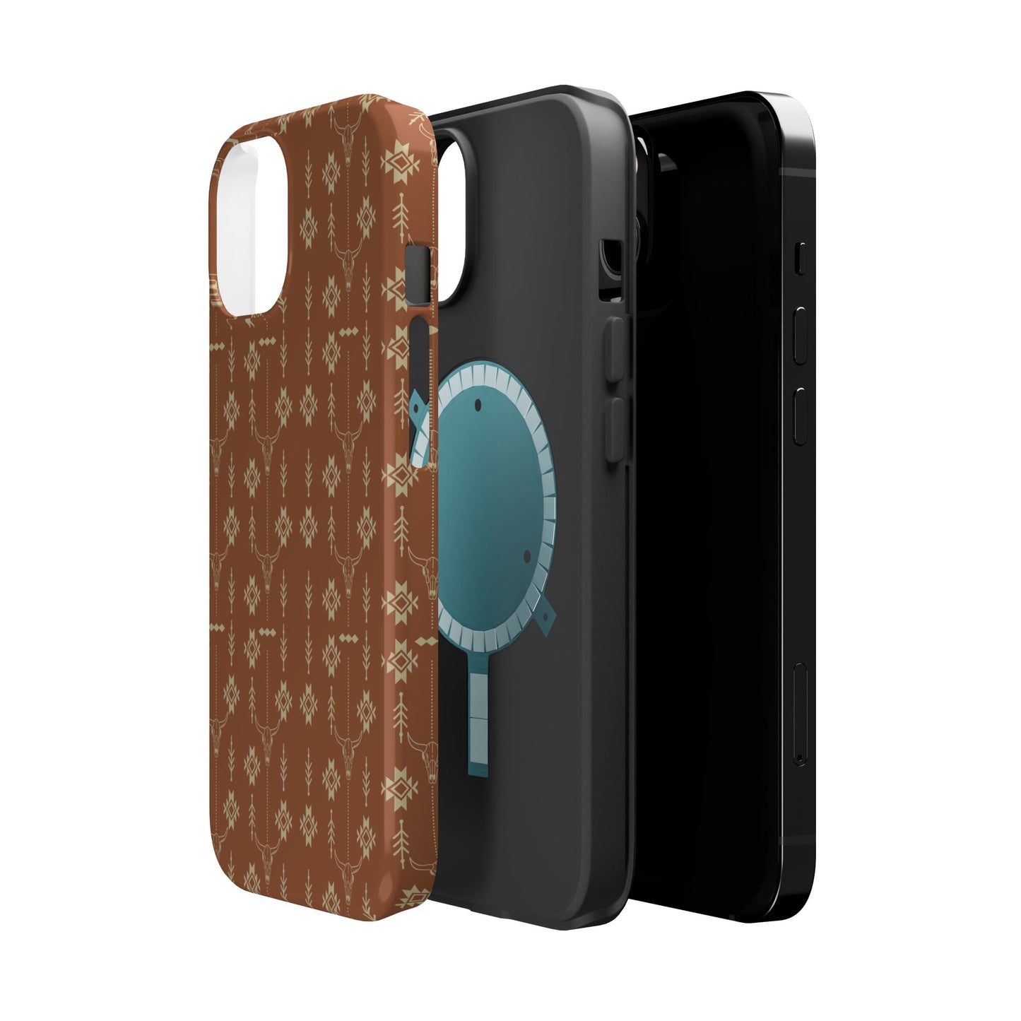 Brown Western iPhone Case