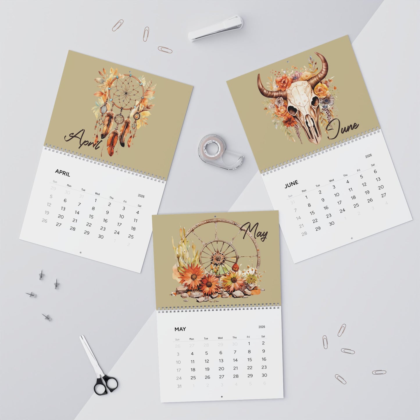 Western Blooms 2026 Calendar