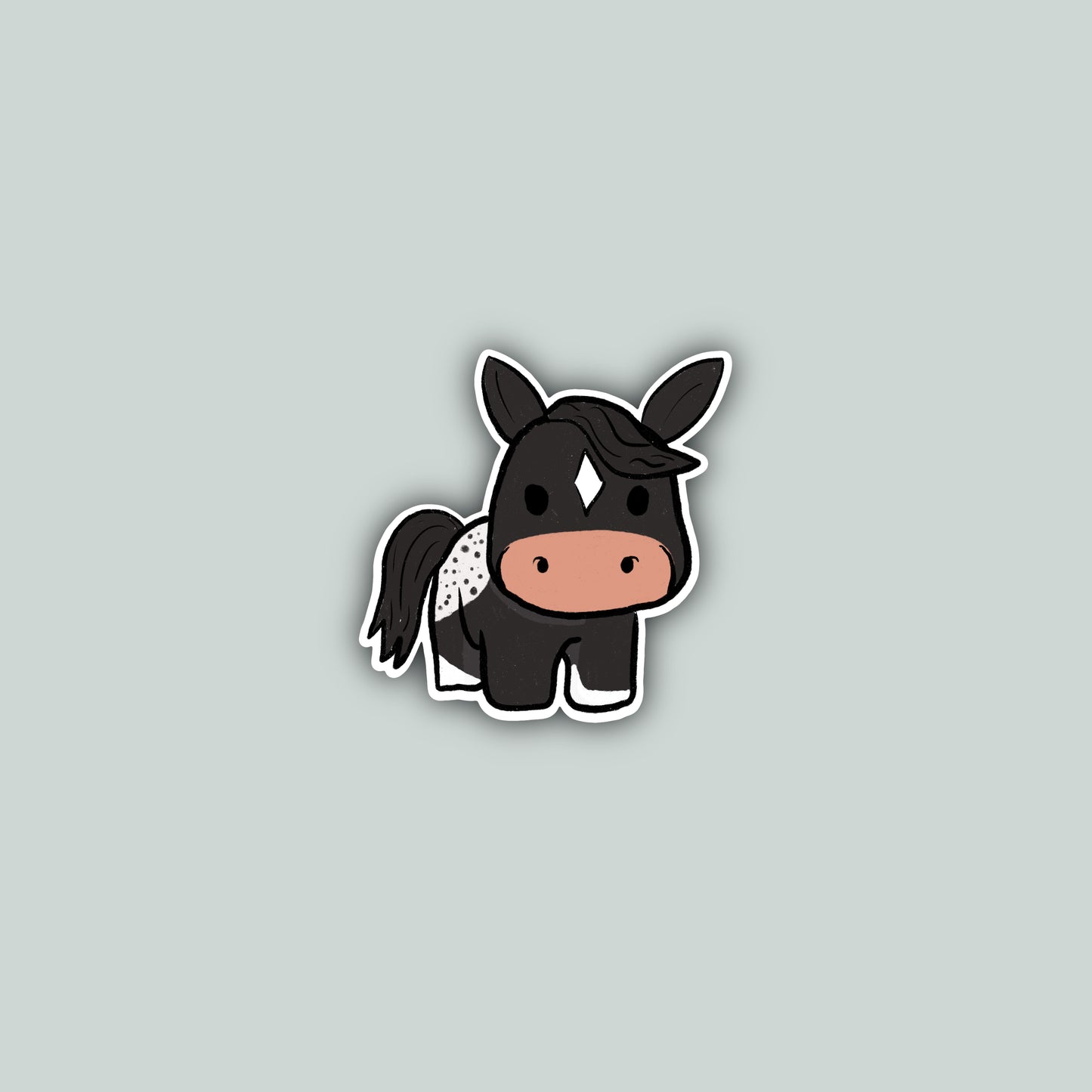 Appaloosa Pony Cartoon Sticker