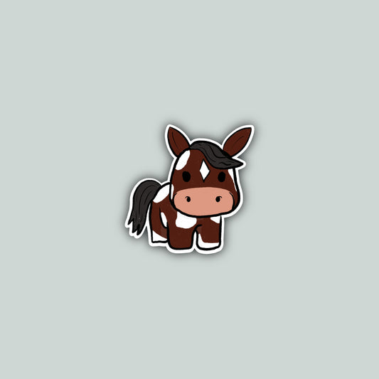 Bay Paint Pony Cartoon Sticker