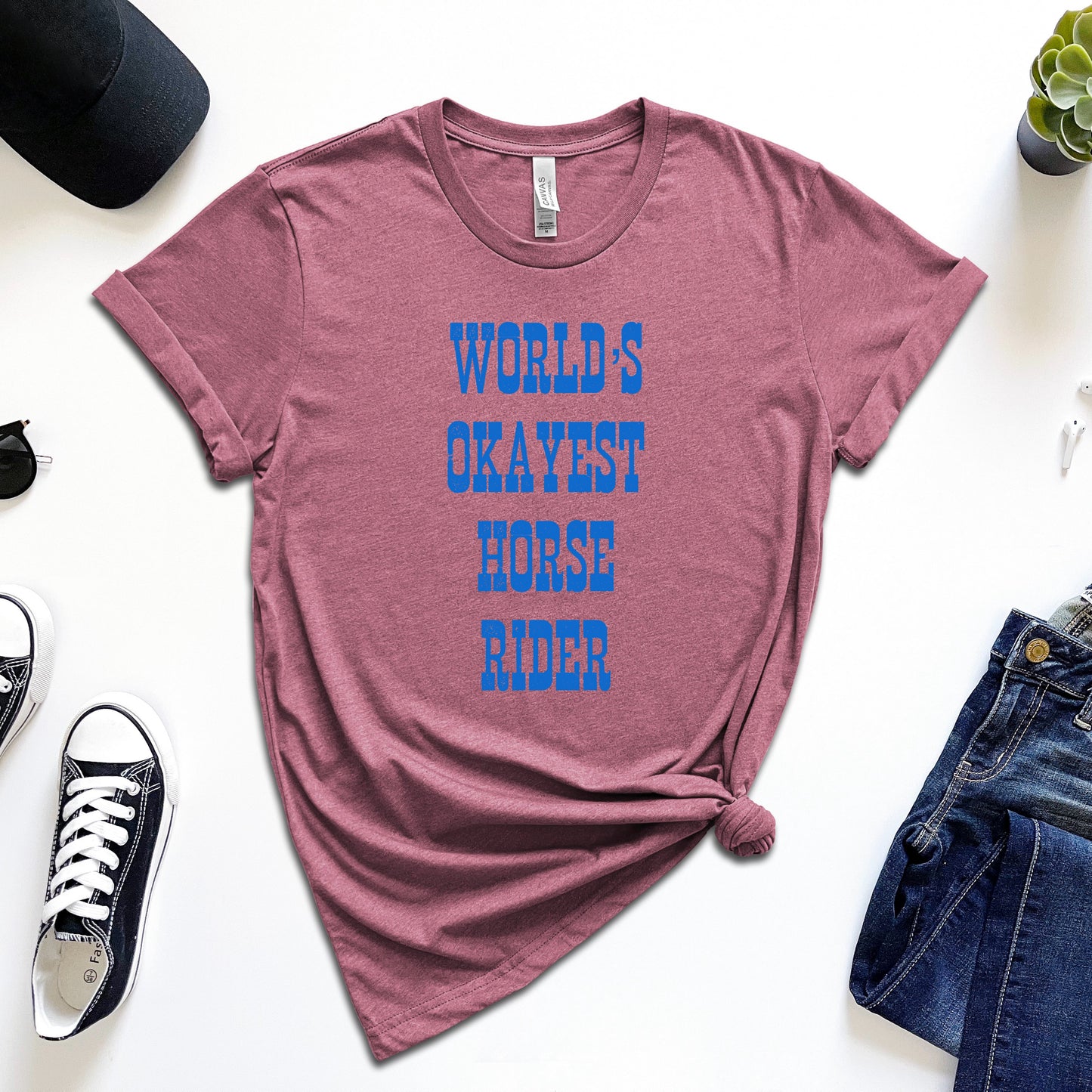 World's Okayest Horse Rider T-Shirt