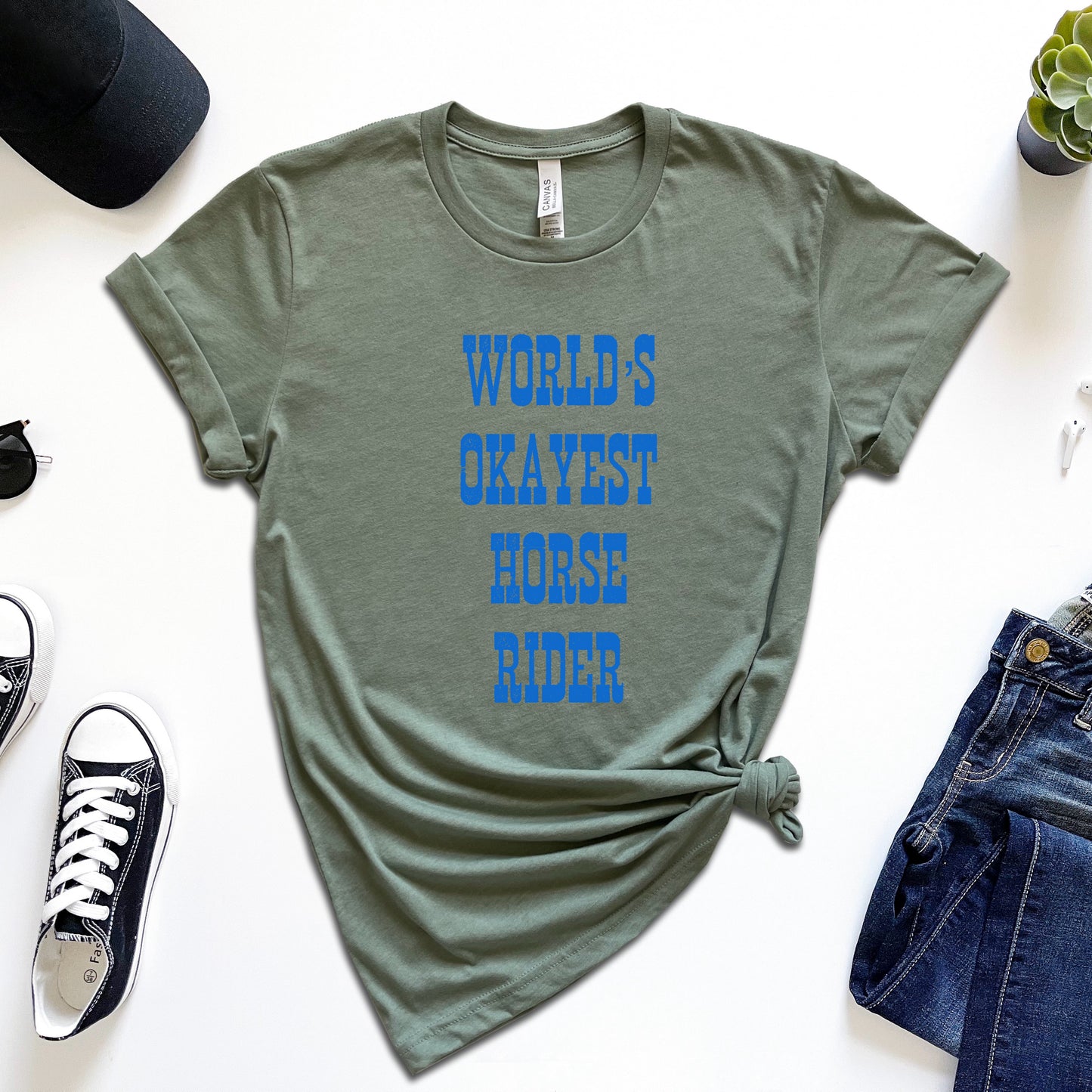 World's Okayest Horse Rider T-Shirt