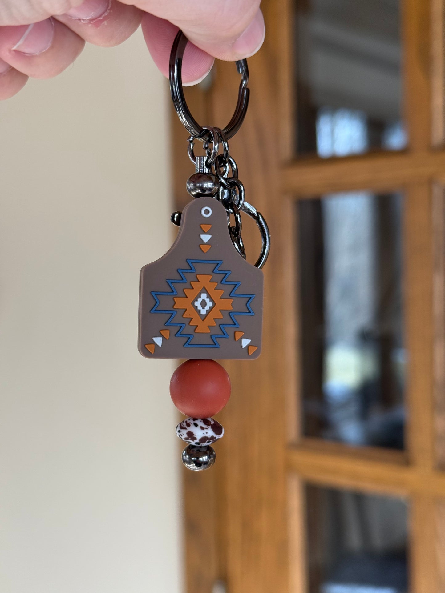 Aztec Cowtag - Mini Keychain