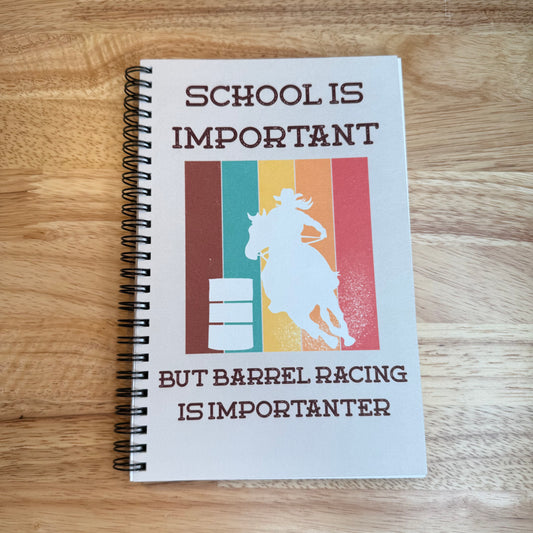 Barrel Racing Journal – Spiral Bound Tracker & Planner