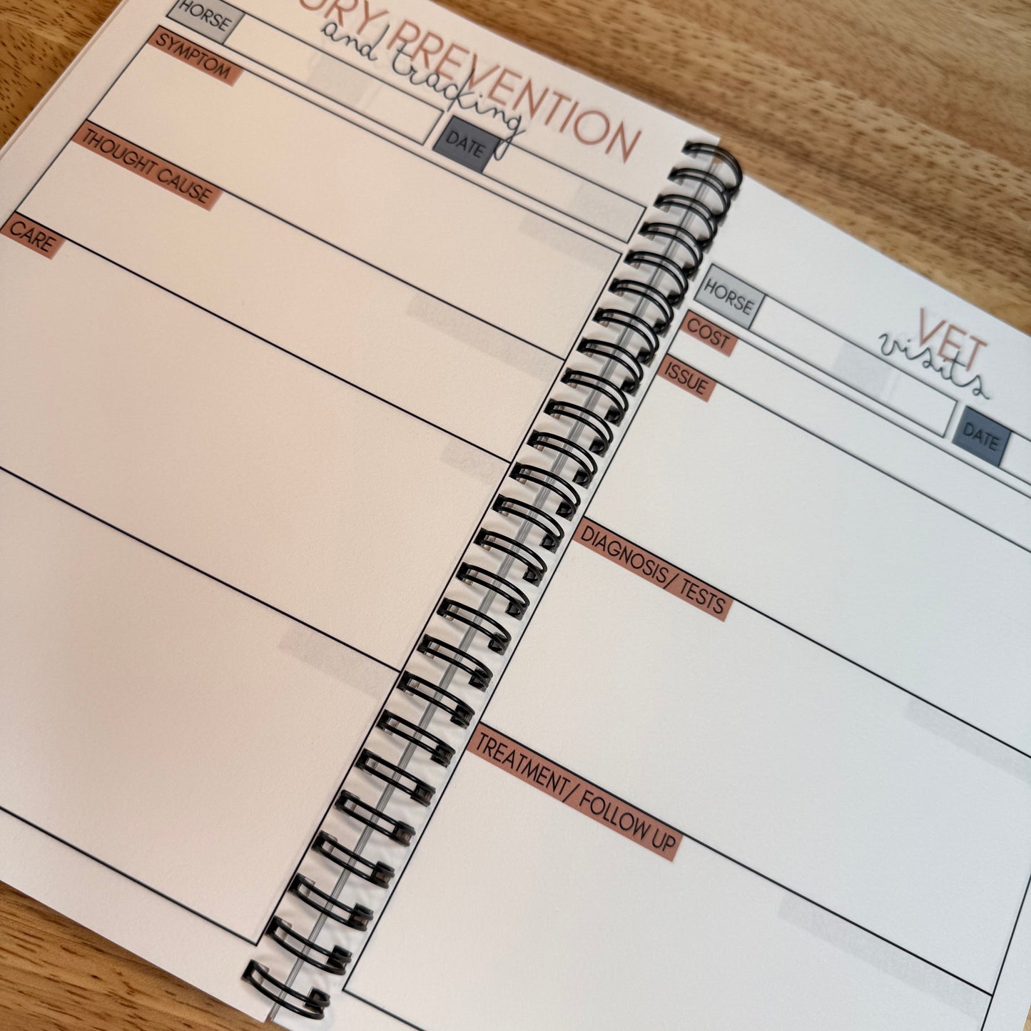 Barrel Racing Journal – Spiral Bound Tracker & Planner