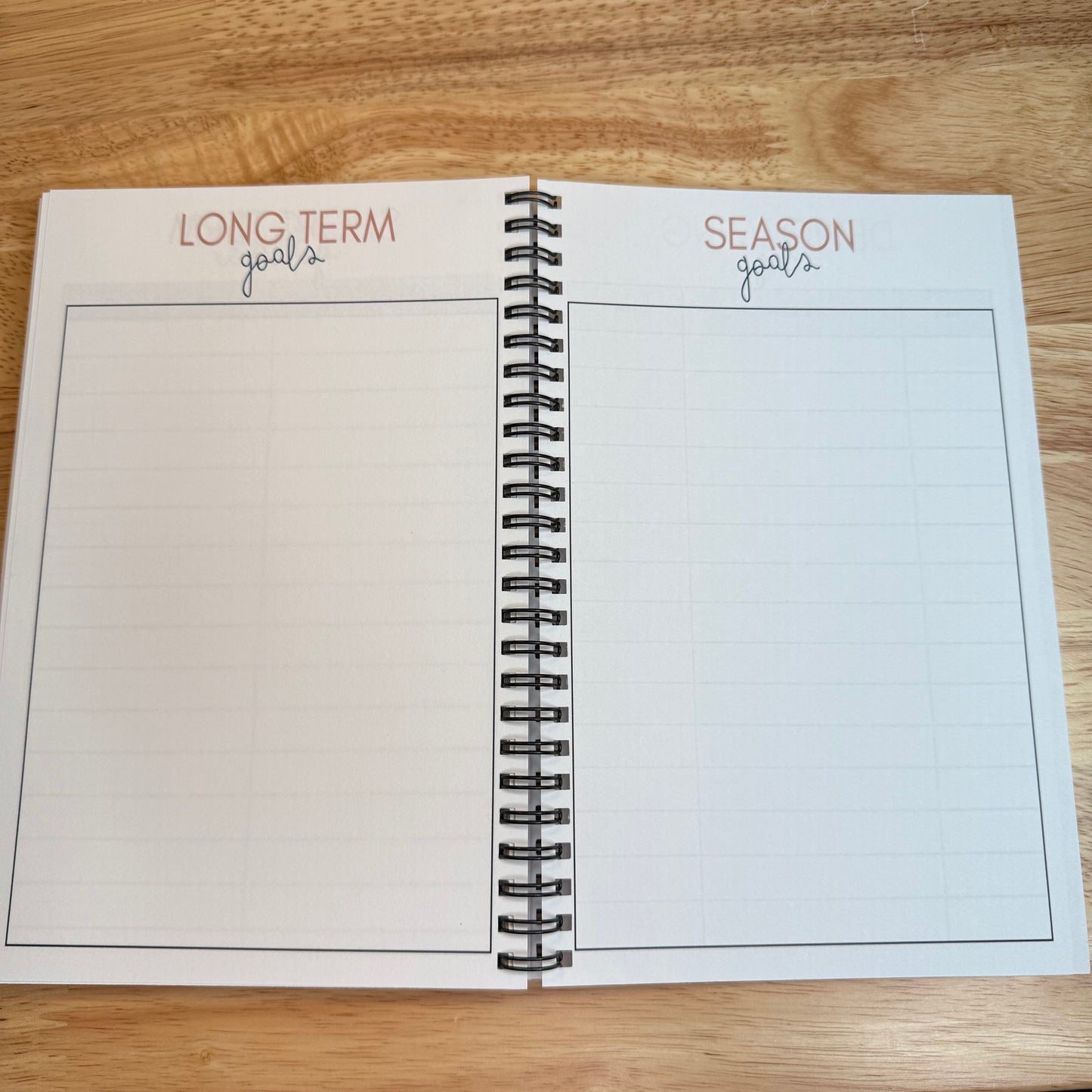 Barrel Racing Journal – Spiral Bound Tracker & Planner