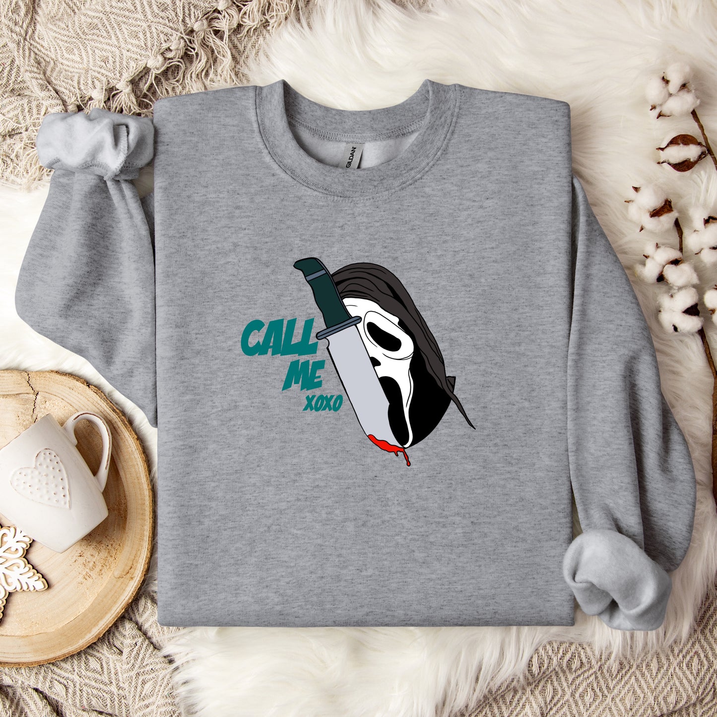 Call Me xoxo Crewneck Sweatshirt