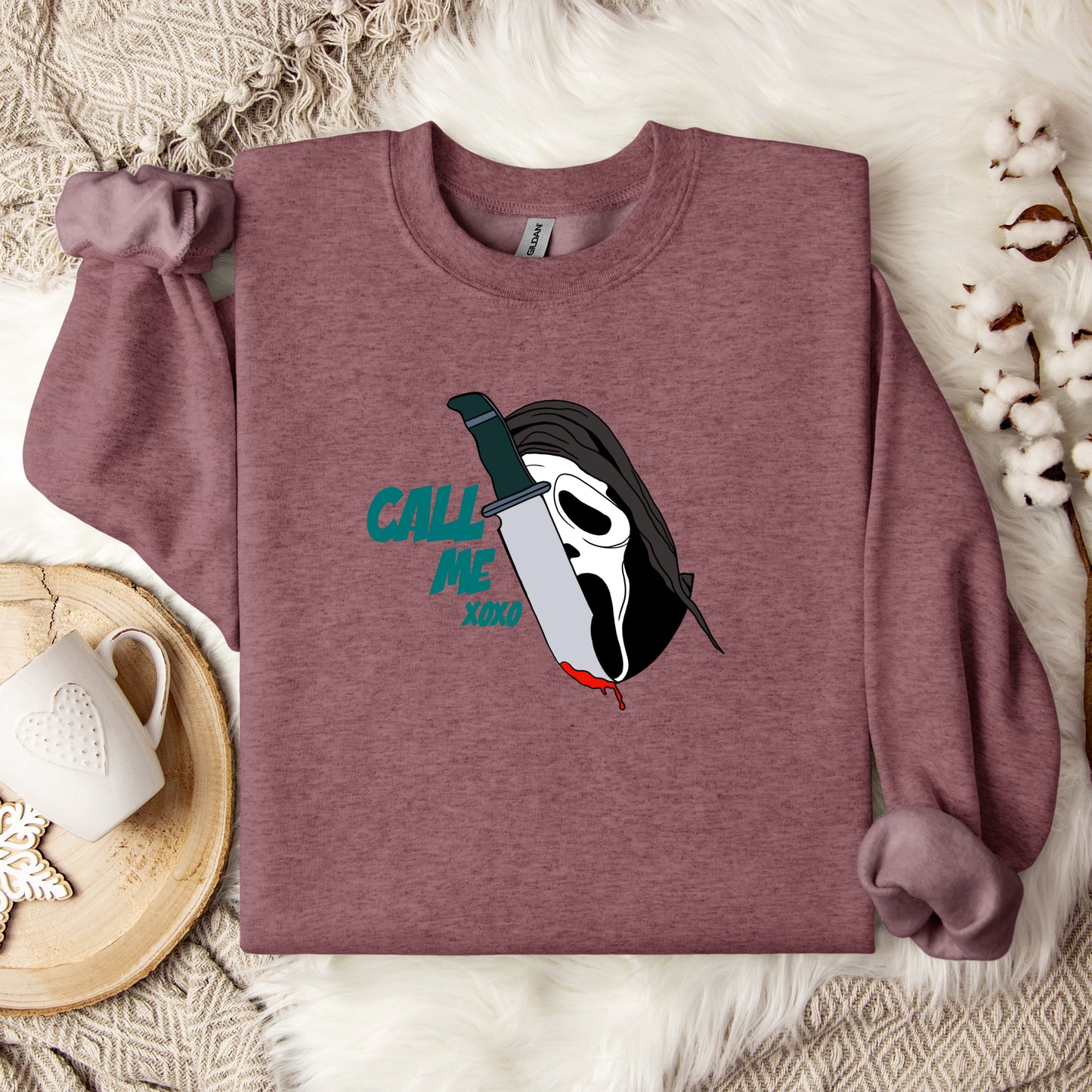 Call Me xoxo Crewneck Sweatshirt