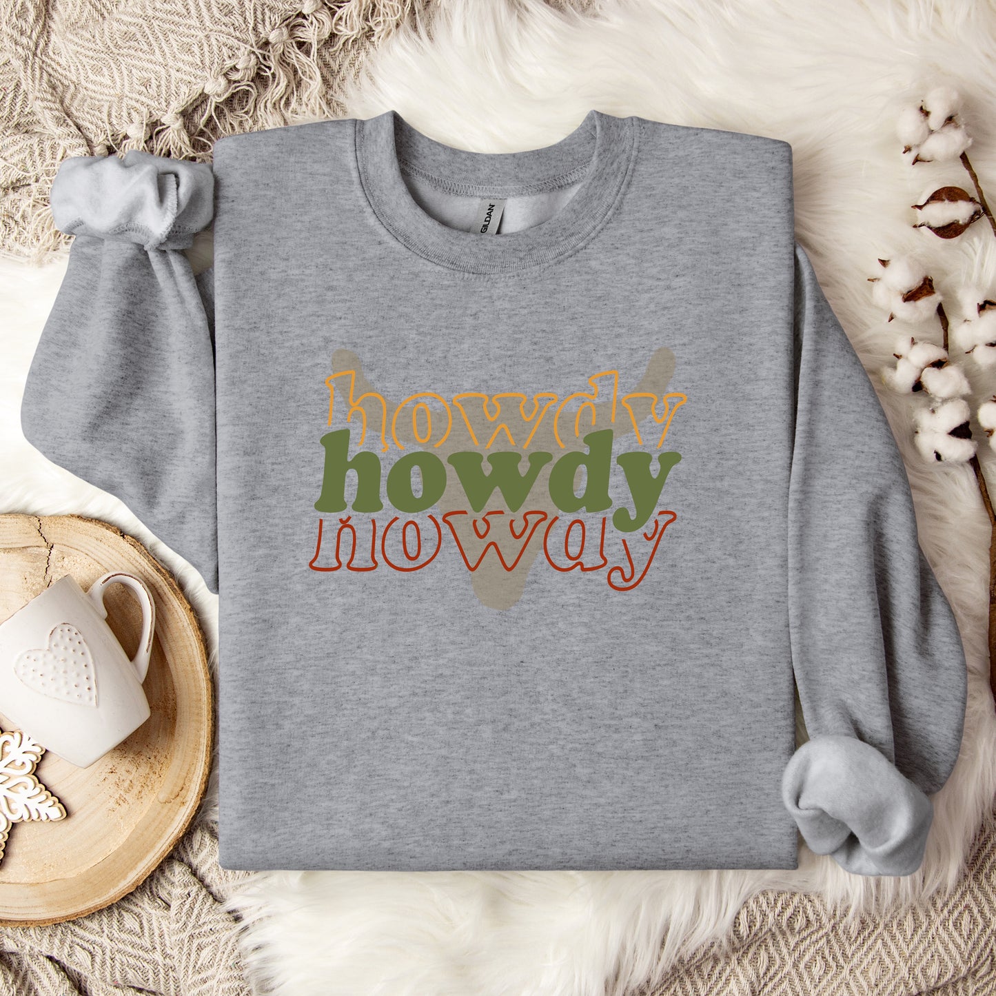 Howdy Crewneck Sweatshirt