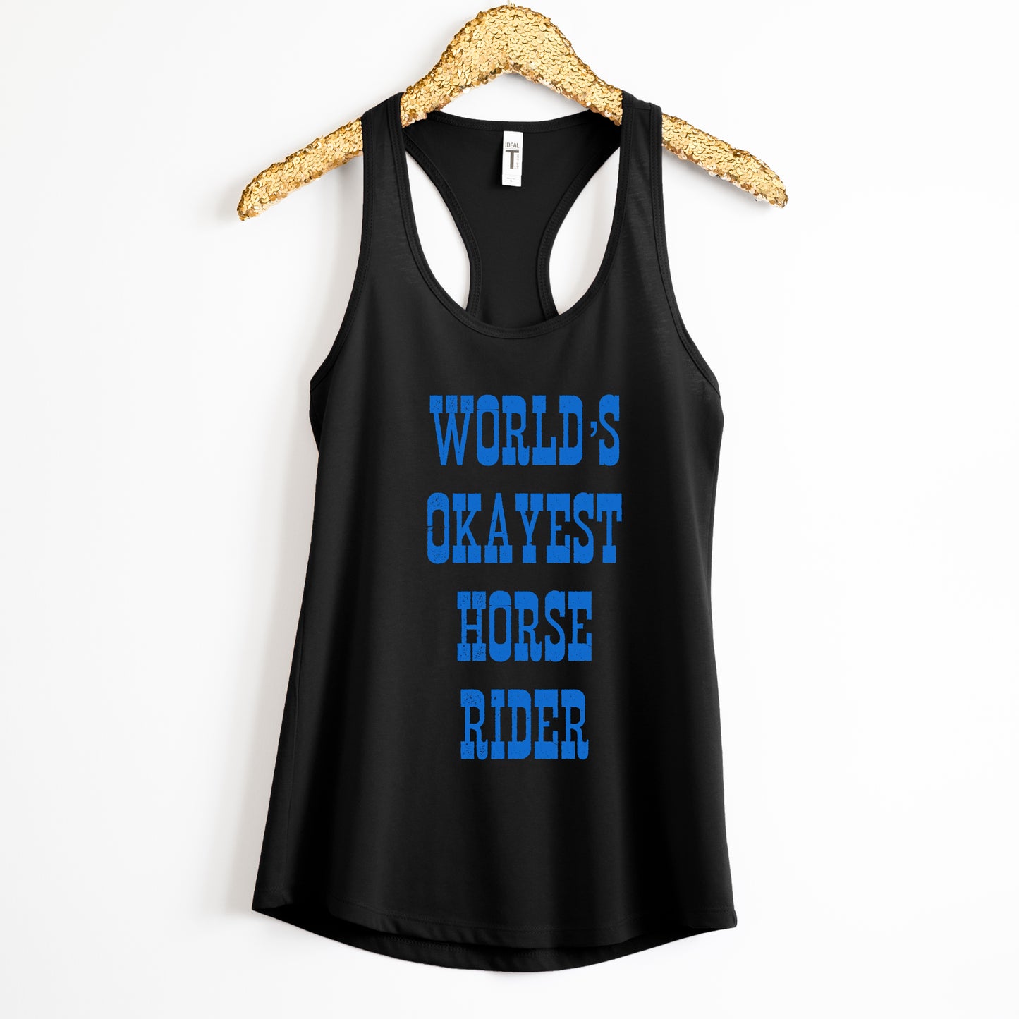 World's Okayest Horse Rider Tank Top