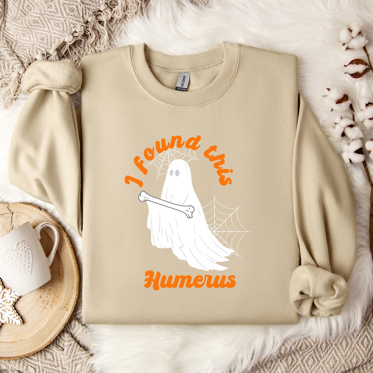 I Found This Humerus Crewneck Sweatshirt