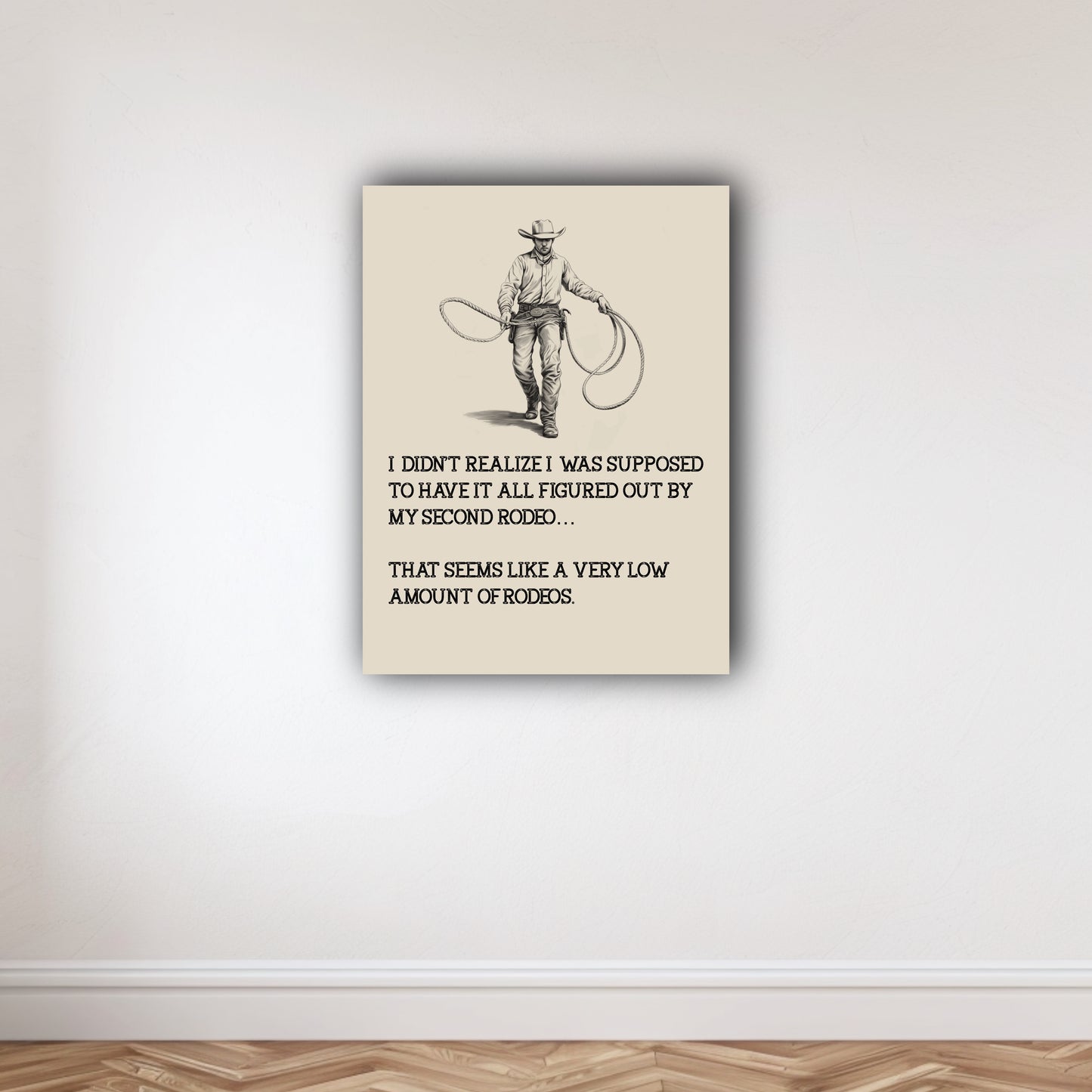 Low Amount of Rodeos Canvas Art Print