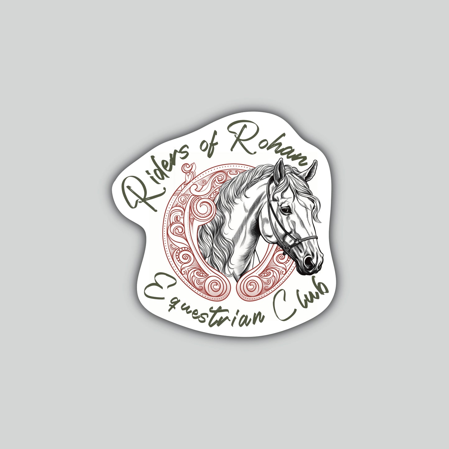 Riders of Rohan Equestrian Club Sticker