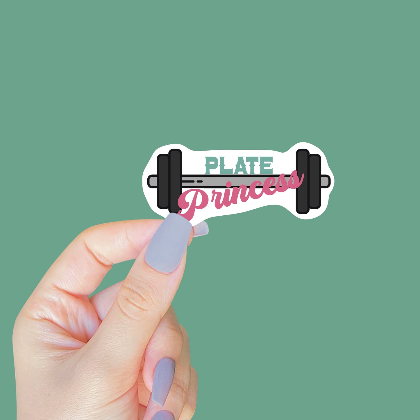 Plate Princess Sticker