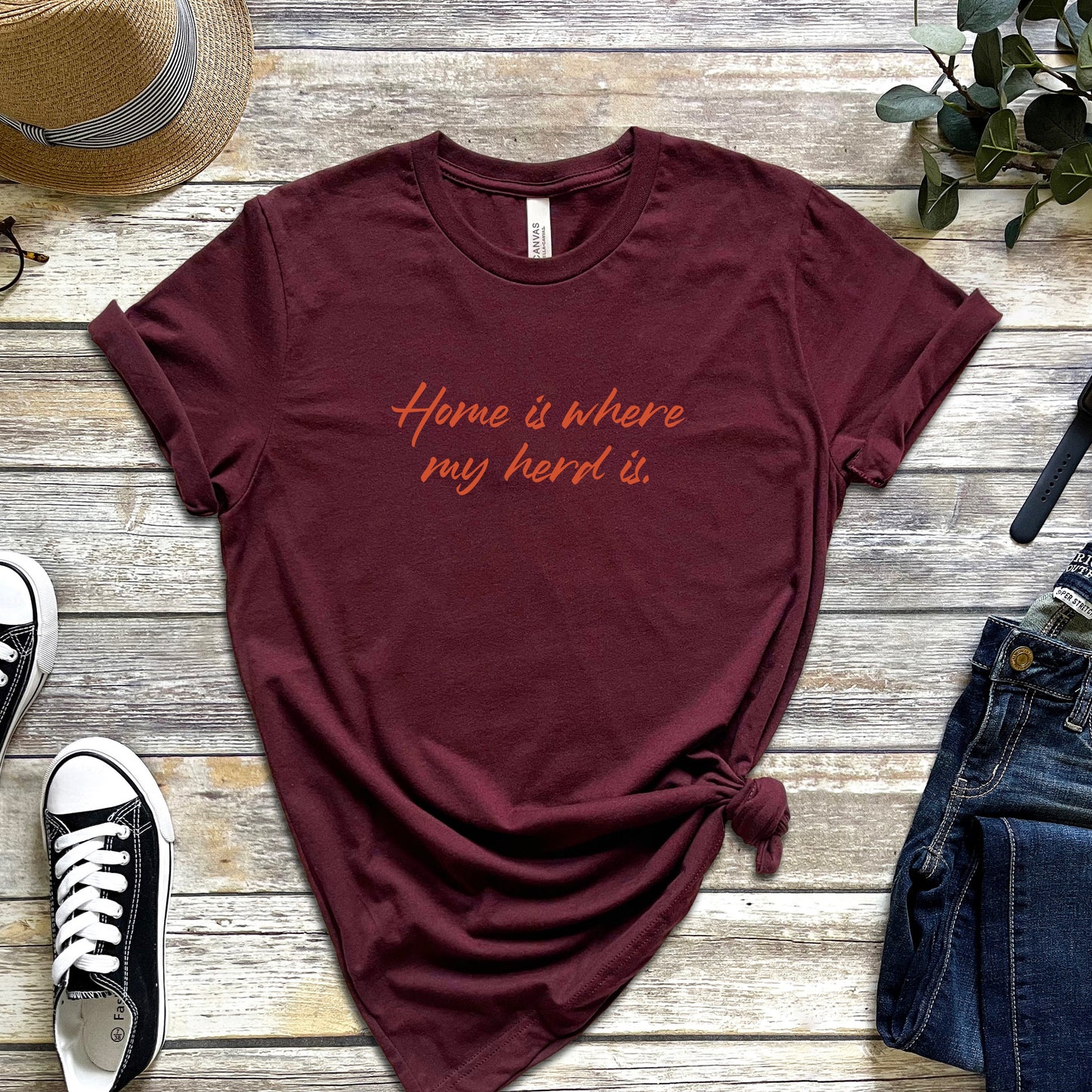 Home is Where My Herd Is T-Shirt