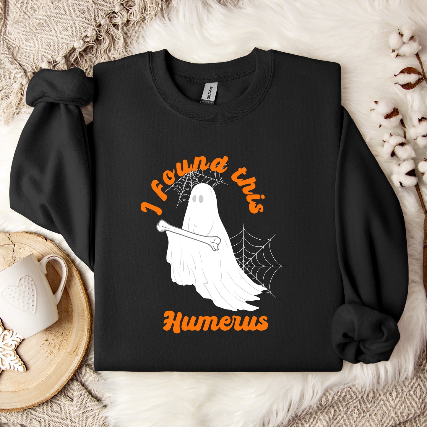 I Found This Humerus Crewneck Sweatshirt