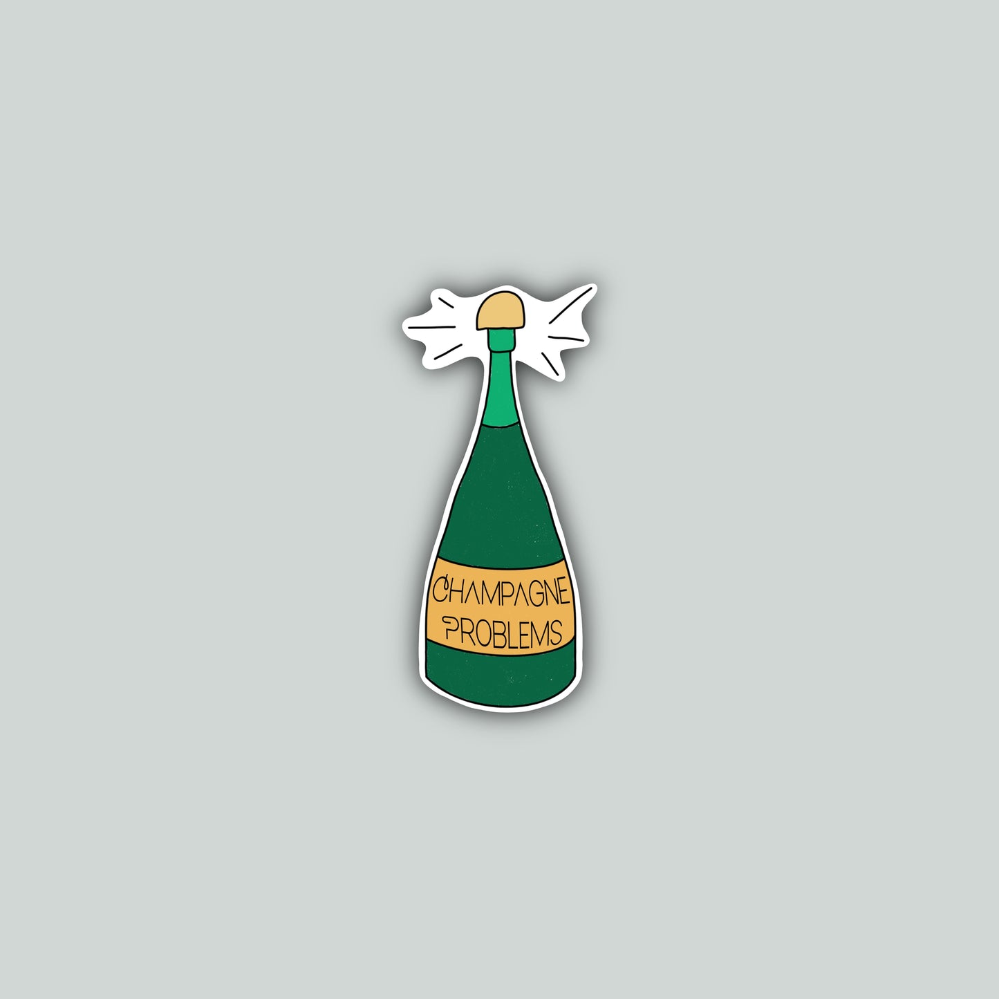 Champagne Problems Swift Sticker