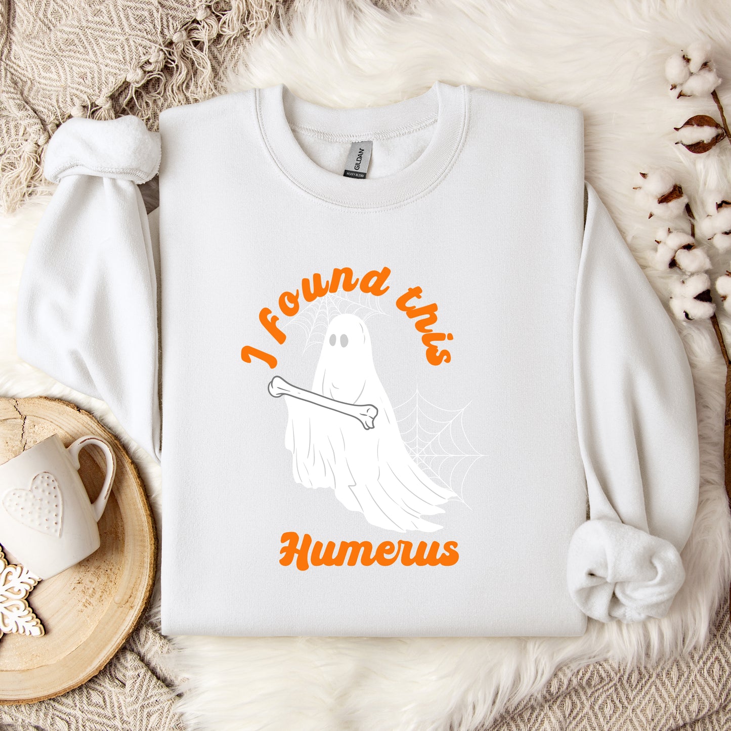 I Found This Humerus Crewneck Sweatshirt