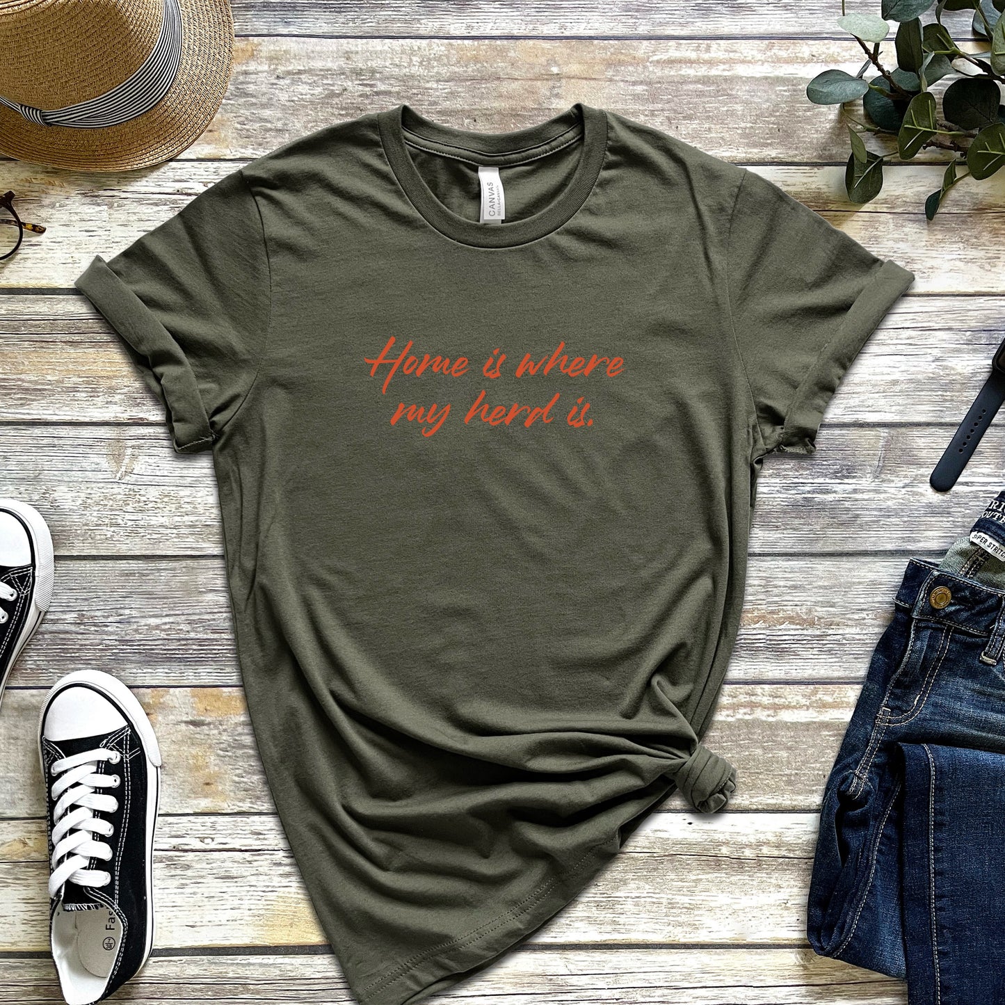 Home is Where My Herd Is T-Shirt