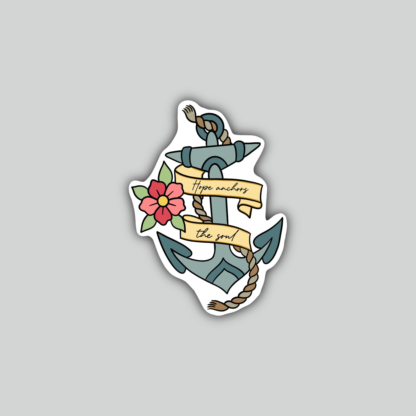 Hope Anchors The Soul Sticker