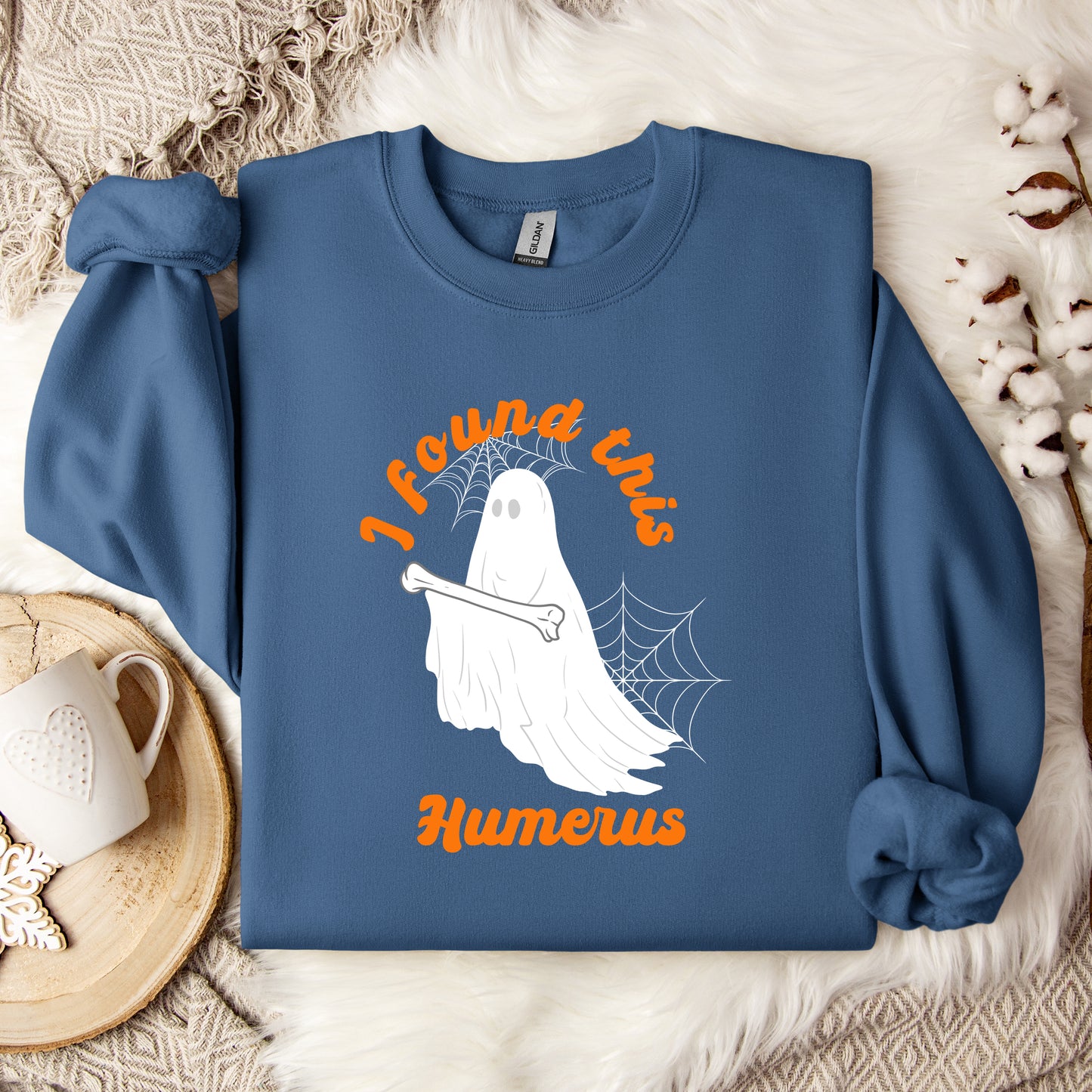 I Found This Humerus Crewneck Sweatshirt