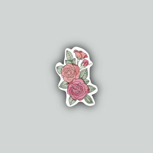 Watercolor Roses Sticker