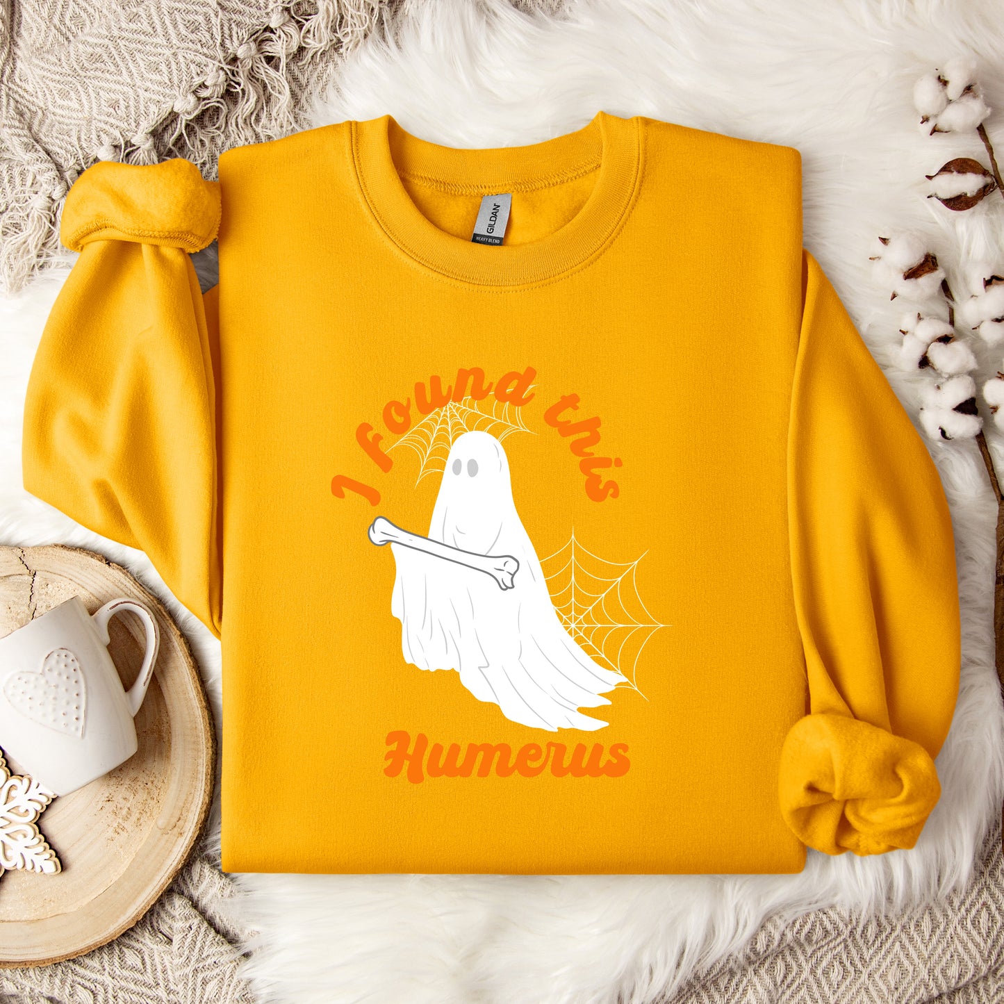 I Found This Humerus Crewneck Sweatshirt