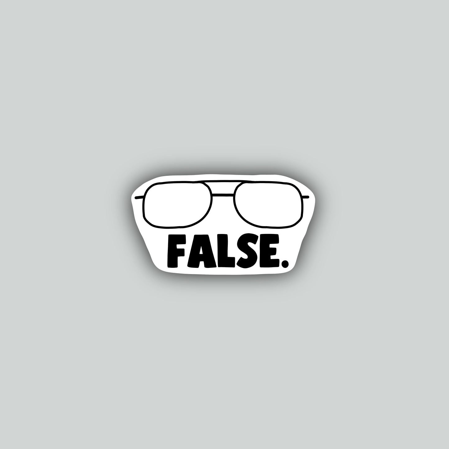 False Dwight Schrute Sticker