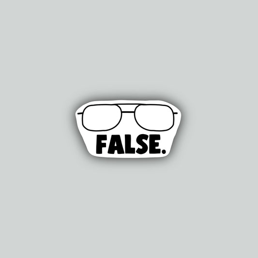 False Dwight Schrute Sticker