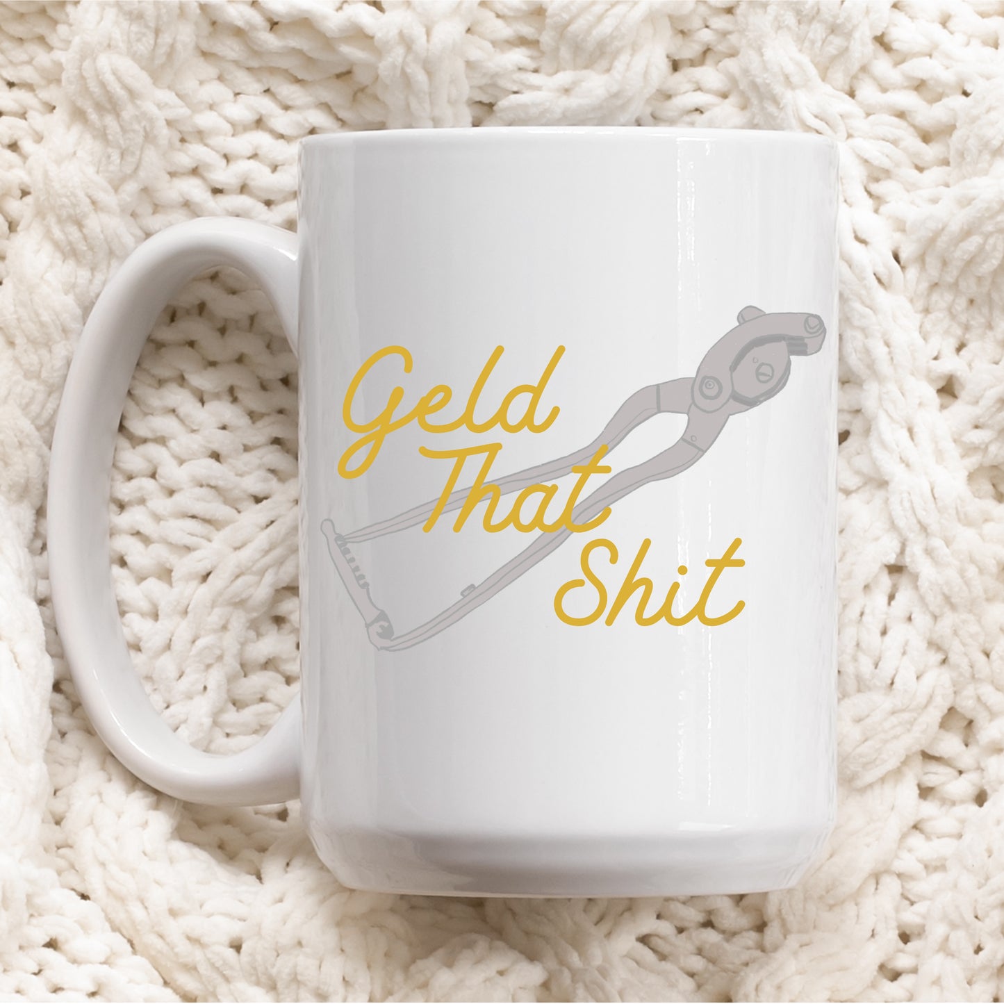 Geld That Shit Ceramic Mug 15oz