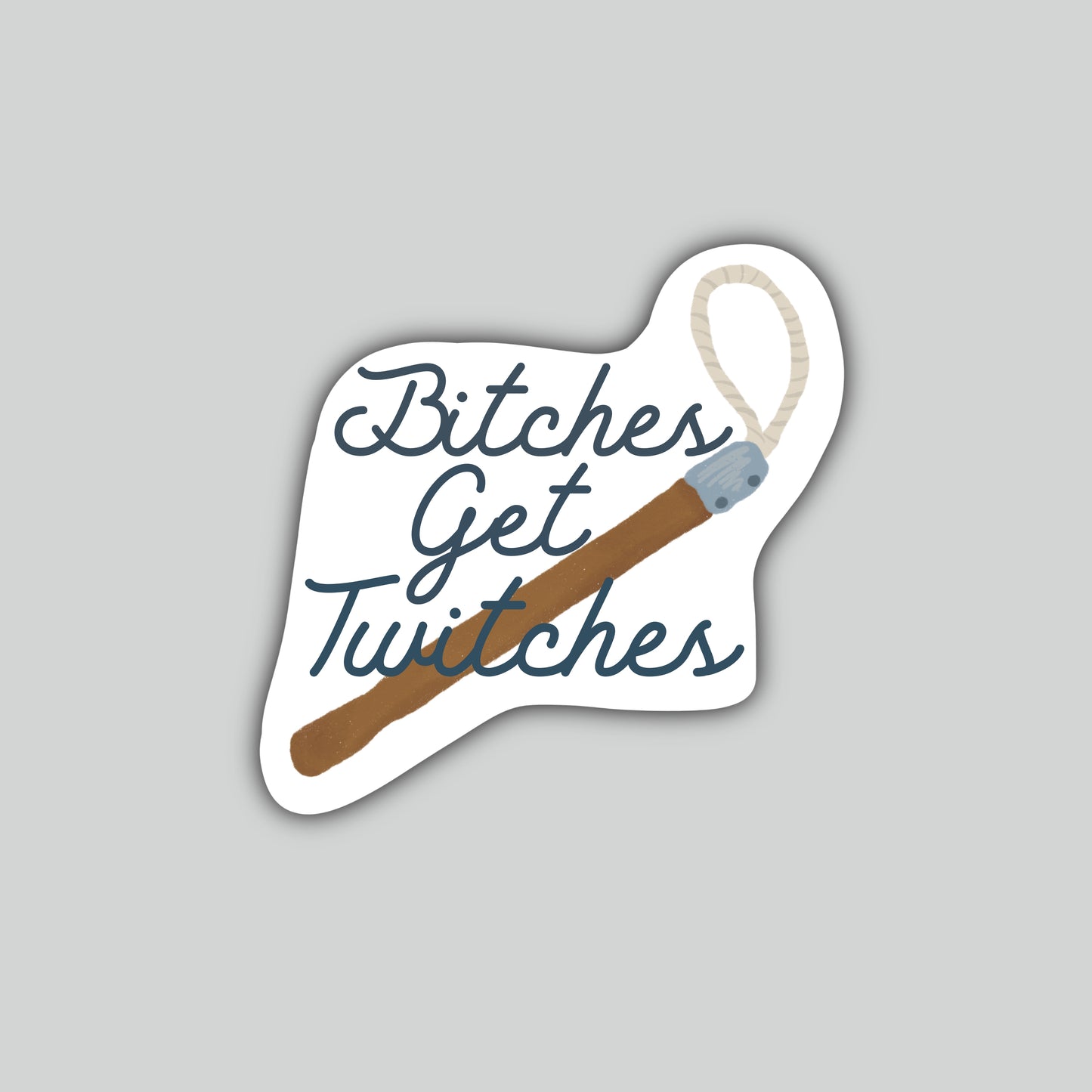 Bitches Get Twitches Sticker