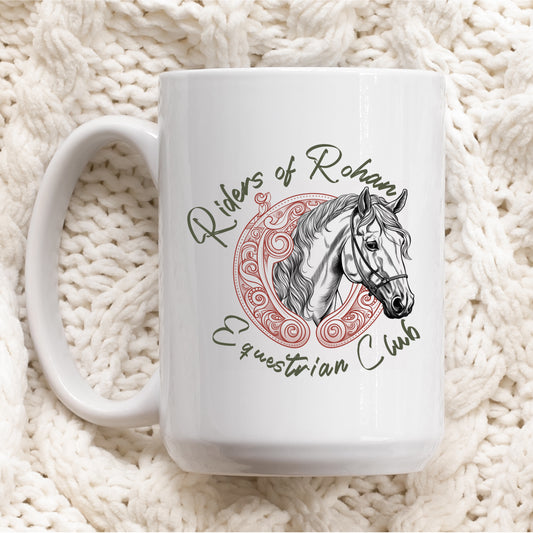 Riders of Rohan Equestrian Club Ceramic Mug 15oz