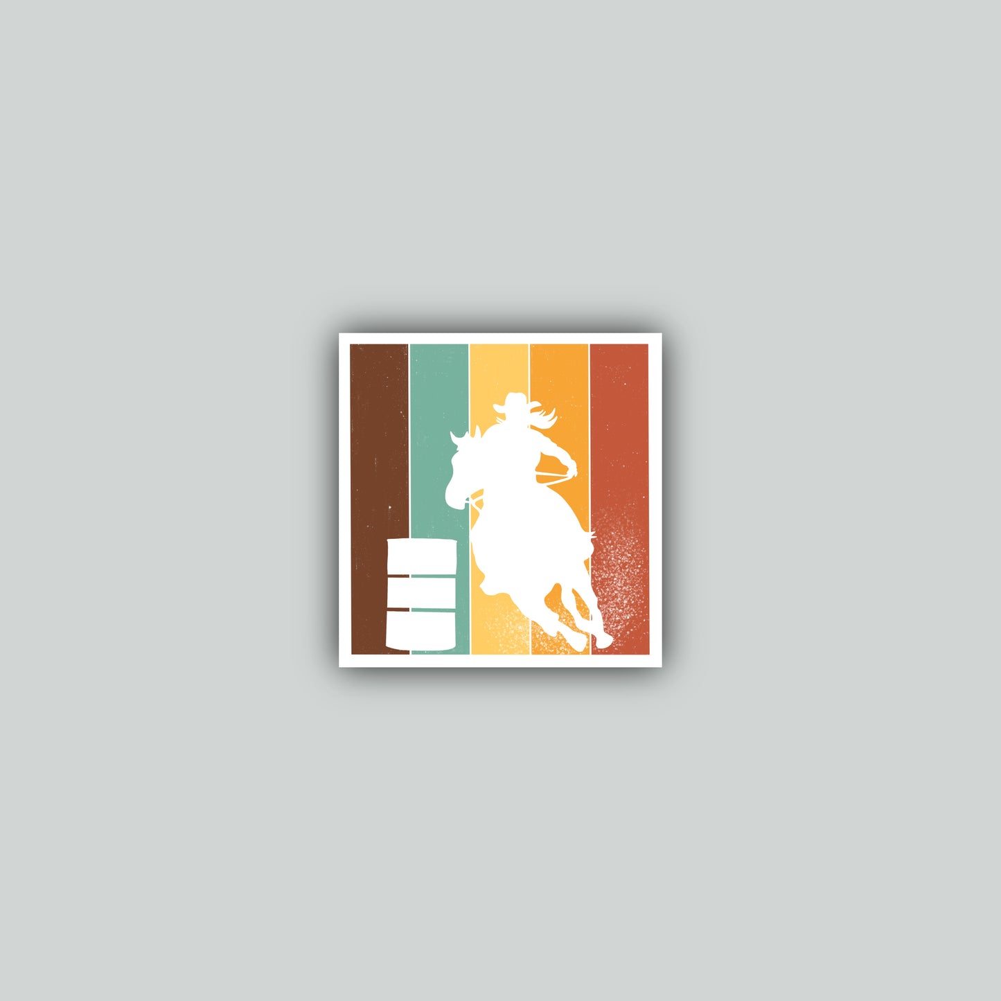 Barrel Racer Sticker