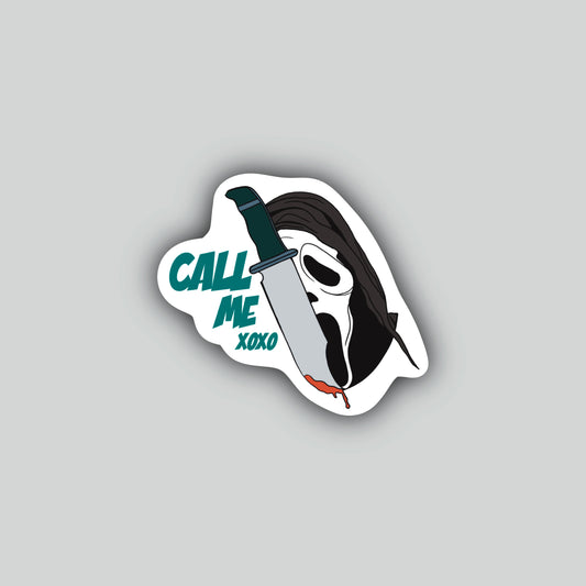 Call Me xoxo Sticker