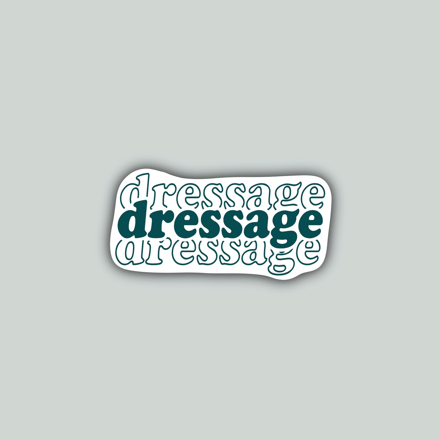 Dressage Sticker