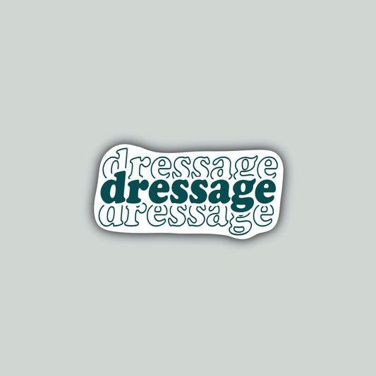 Dressage Sticker
