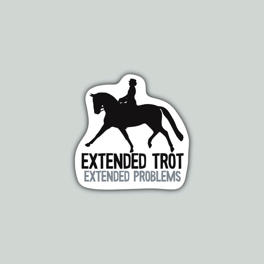 Extended Trot Extended Problem Sticker