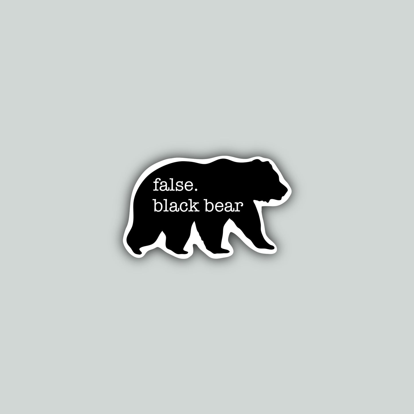 False Black Bear Dwight Schrute Sticker