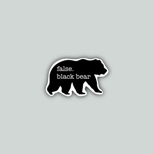 False Black Bear Dwight Schrute Sticker