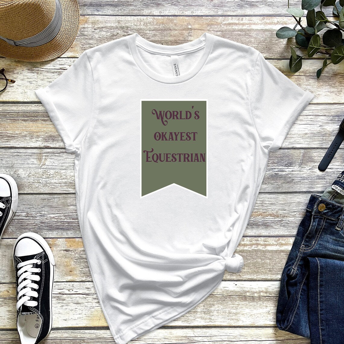 World's Okayest Equestrian T-Shirt