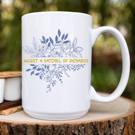 Ingest a Satchel of Richards Ceramic Mug 15oz