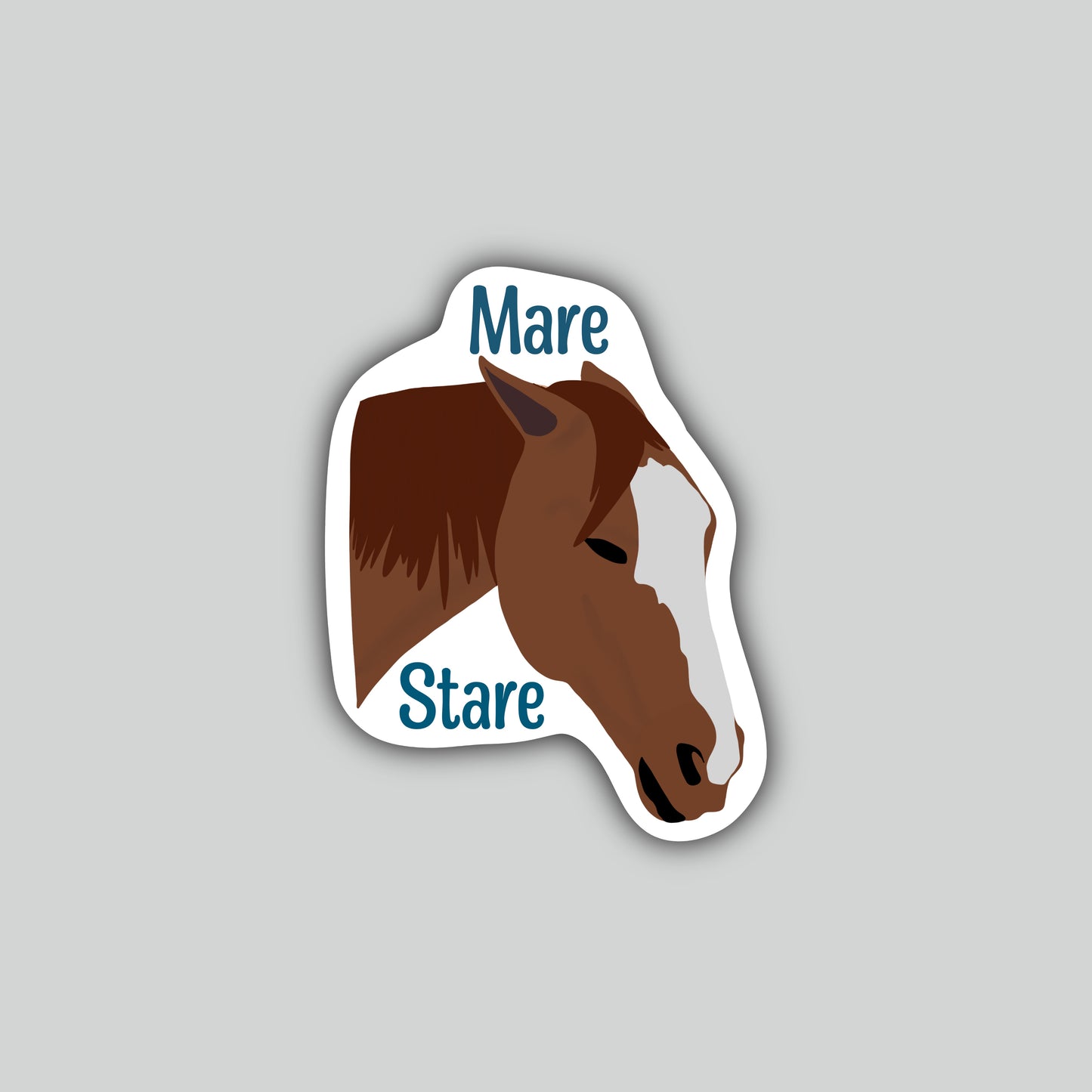 Mare Stare Sticker