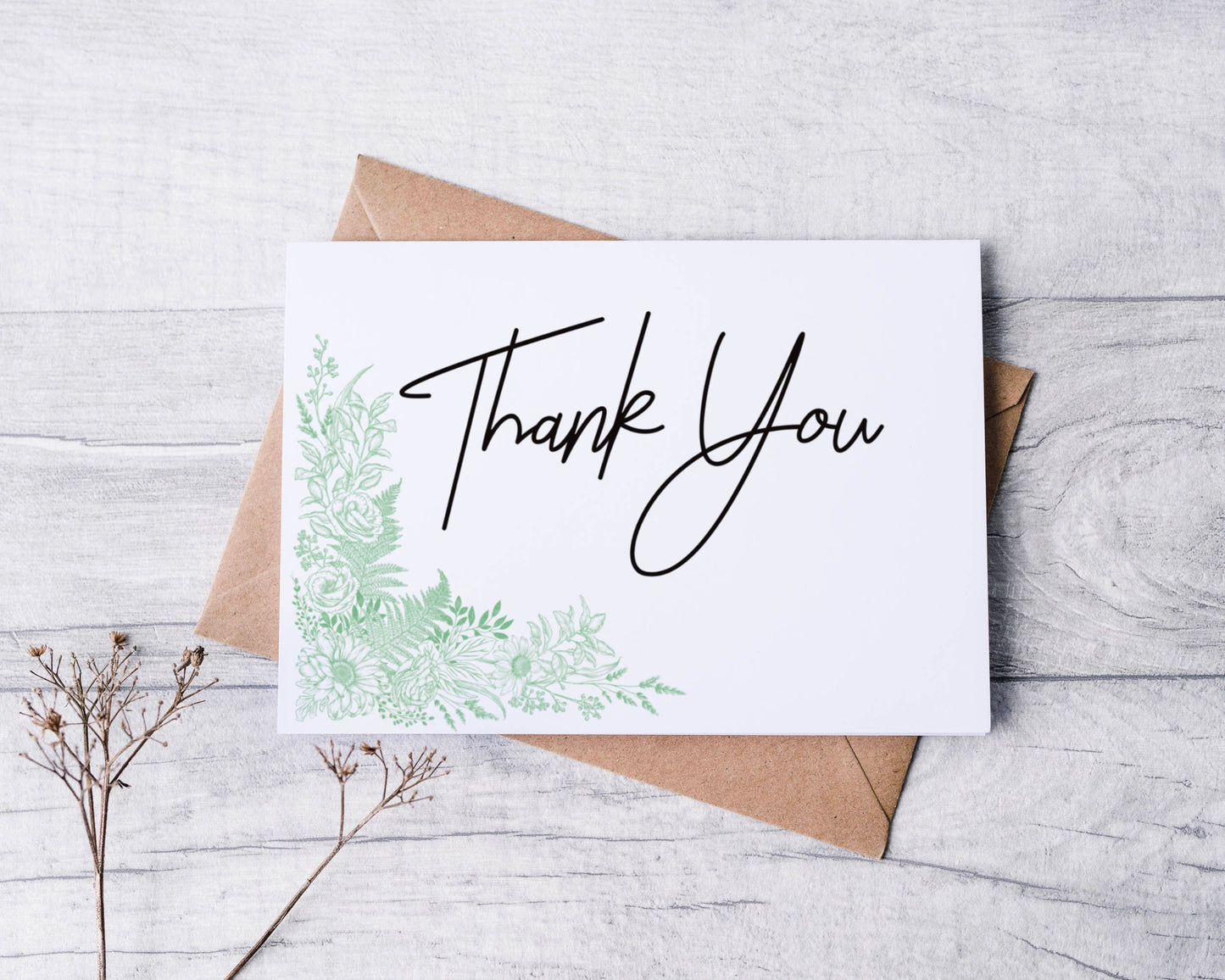 Thank You Greeting Card