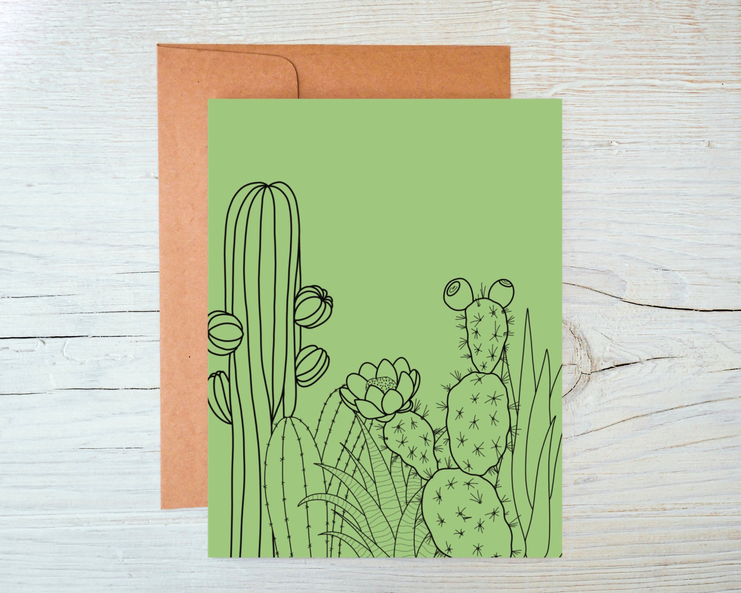 Cactus Greeting Card