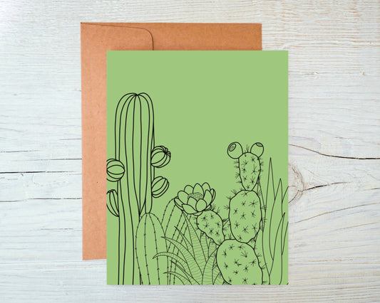 Cactus Greeting Card