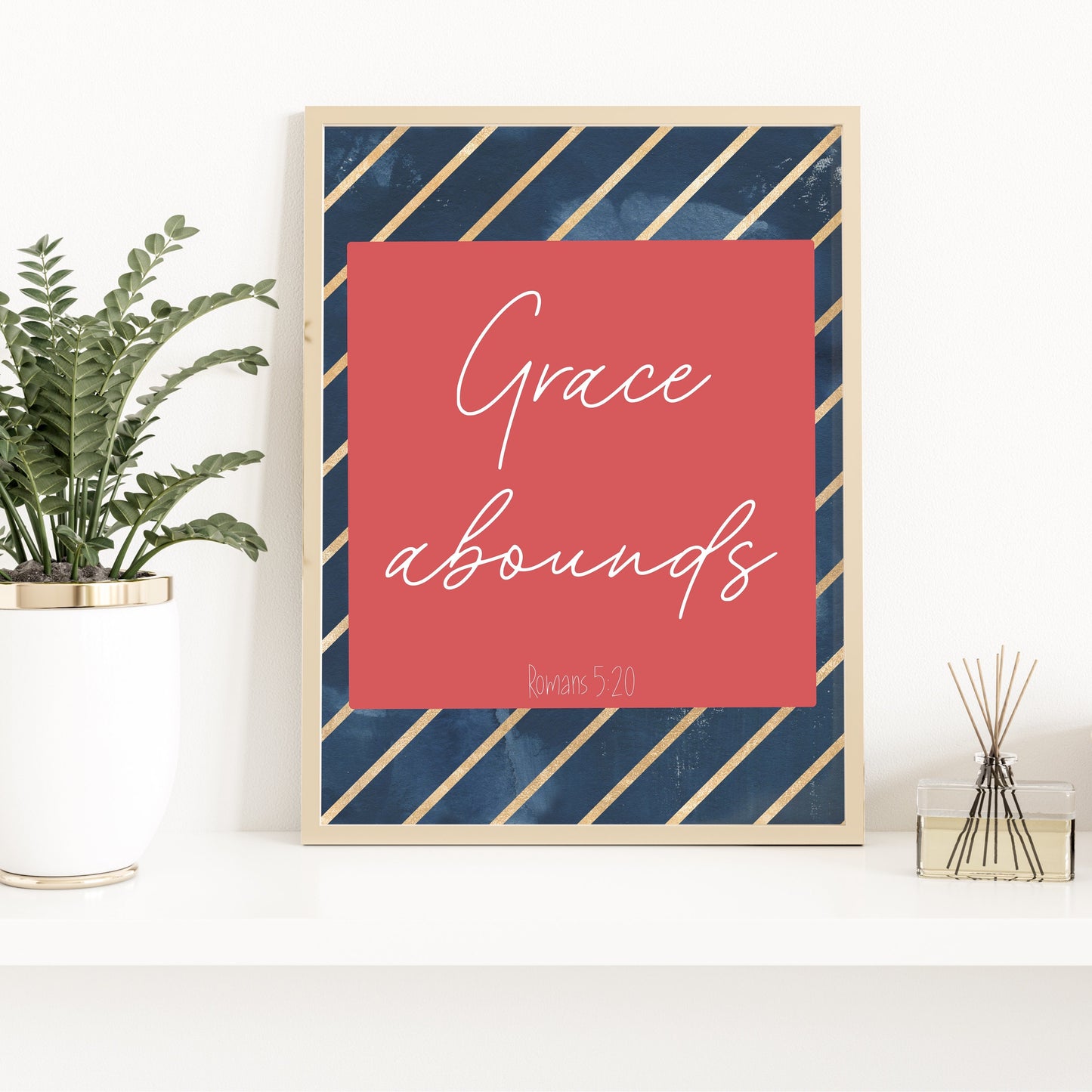 Grace Abounds Art Print