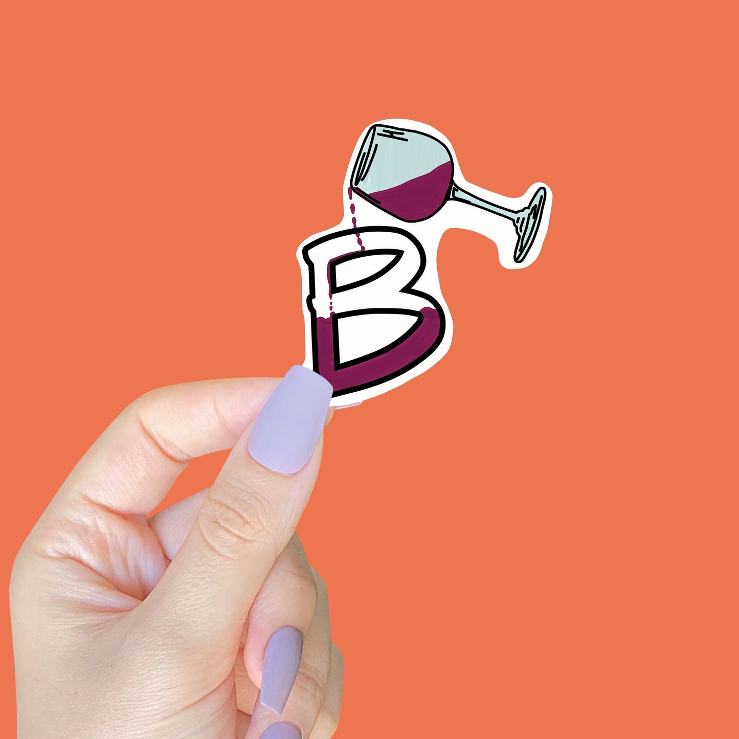 Winey B Sticker